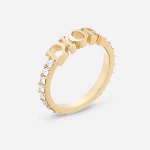 DIO(R)EVOLUTION RING
Gold-Finish Metal and White Crystals